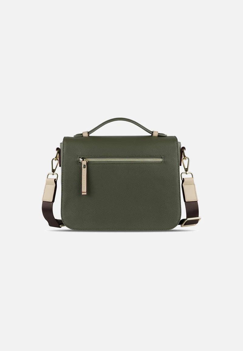 Ella Classic Bag in Olive Grün - Crossbody