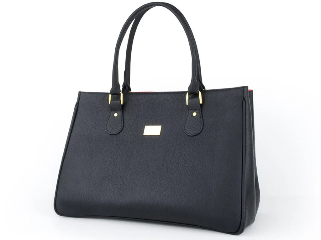 Lederhandtasche in schwarz Damen  PAOLA